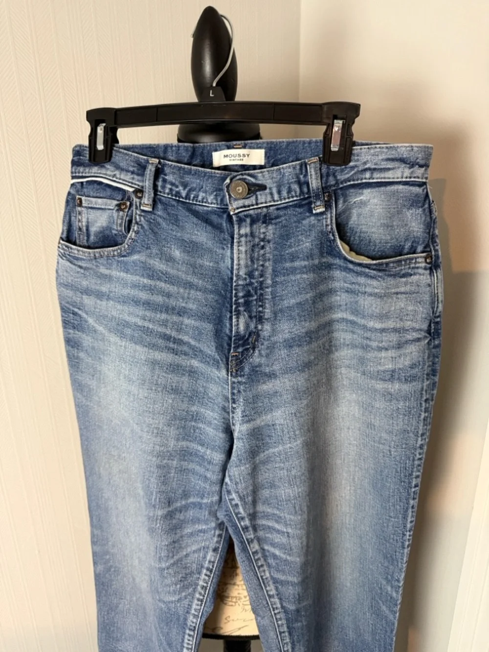 Moussy - Women's Evelyn Cropped Straight-high Rise Jeans size 30 - Picture 3 of 8
